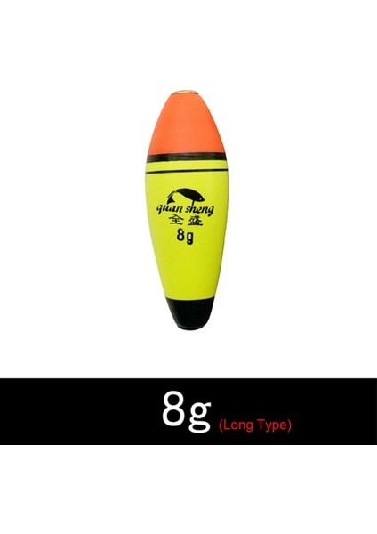 Uzun Tip - 8g Tarzı Yüksek Li Yüzdürme Plastik Longoval Balıkçılık Şamandıra Bobber Eva Köpük Topu Boia (Yurt Dışından)