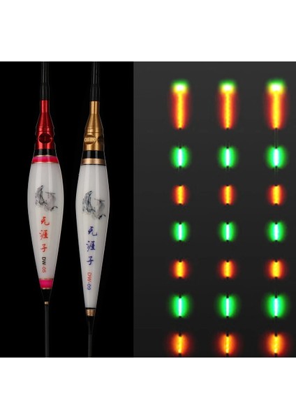 Stil B-2 Stili Aydınlık Balıkçılık Şamandıra Şamandıra Bobber Balıkçılık Işık Çubuğu Pil ile Yüzer Yüksek Duyarlı Elektronik Kayma Sürüklenme Tüpü Göstergesi (Yurt Dışından) fırsatları