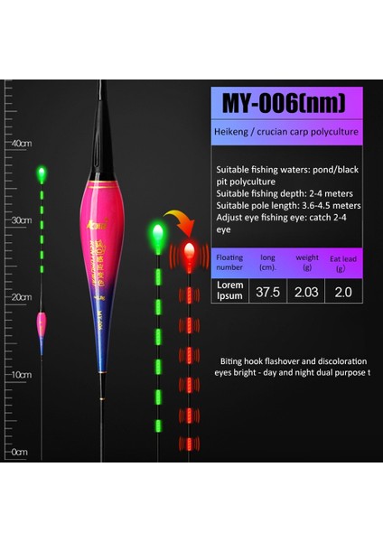 No.6 Tarzı Akıllı Balıkçılık LED Işık Şamandıra Aydınlık Elektronik Şamandıra Balıkçılık Dişli Ekipmanları Yerçekimi Algılama Gece Balıkçılık Aksesuarları (Yurt Dışından)