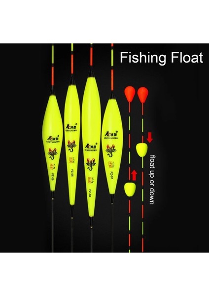Fz-03 Stili Balık Tutma Şamandıraları Yüzen Top Kayan Şamandıra Kompozit Nano Bobber Özel Yakını Göremeyen Balık Tutma Severler Mücadele Şamandıra Göstergesi (Yurt Dışından) fiyatları