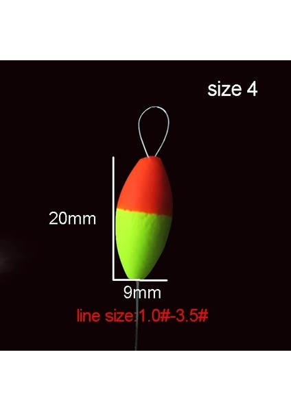 4 Beden Karışık Tarz 5packslot Floresan Balıkçılık Şamandıra Yedi Yıldız Şamandıra Fasulye Mini Şamandıra Bobber Pesca Şamandıra Olta Takımı Aksesuarları A100 (Yurt Dışından) fiyatları