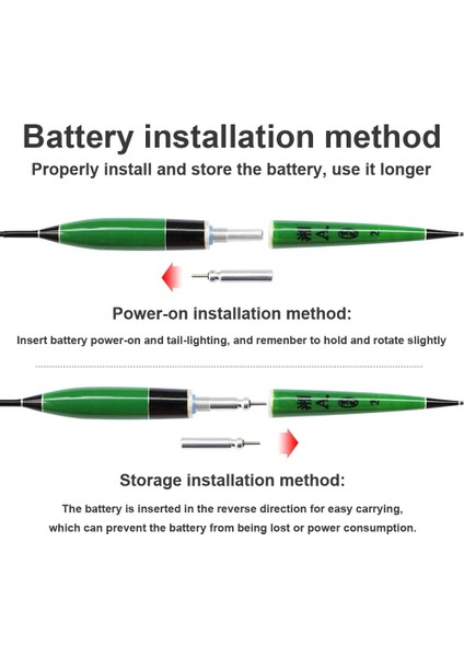 A-Yeşil Stil Icerıo Sazan Balıkçılık Akıllı LED Şamandıra Aydınlık Parlayan Şamandıra Balık Isırığı Otomatik Olarak Pil ile Elektrikli Balıkçılık Şamandıra Hatırlatmak (Yurt Dışından)