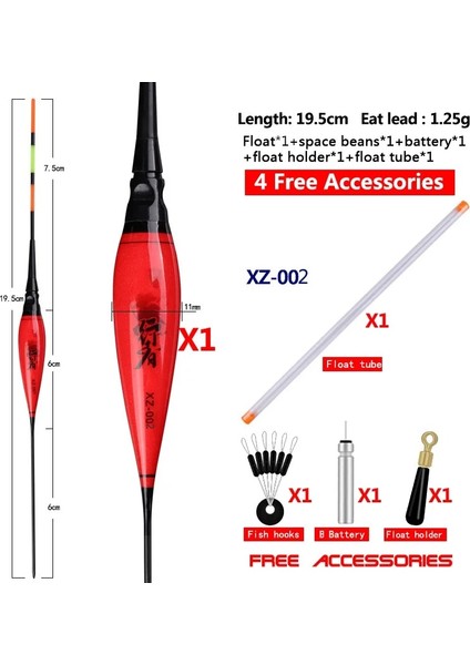 XZ-002 1 Adet N Hediyeler Tarzı Tatlı Su Balıkçılığı Şamandıralar Aydınlık Olta Takımı Kompozit Nano Şamandıra Dikey Bobber Crucian Sazan Boya Aletleri Takım Aksesuarları (Yurt Dışından)