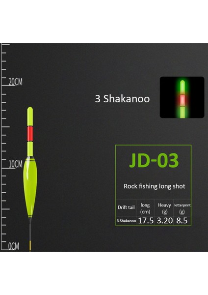 No.3 Tarzı Elektrikli Balıkçılık Şamandıraları LED Işık Aydınlık Elektronik Derin Suda Şamandıra Şamandıra Olta Takımı Bobber Olta Takımı (Yurt Dışından)