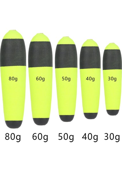 80G Tarzı 1 Adet Yeni Yüzdürme Eva Inline Bobber Şamandıra Tuzlu Su Balıkçılık Şamandıralar Catfke Canlı Yem Şamandıra Ggg Olta Takımı (Yurt Dışından)