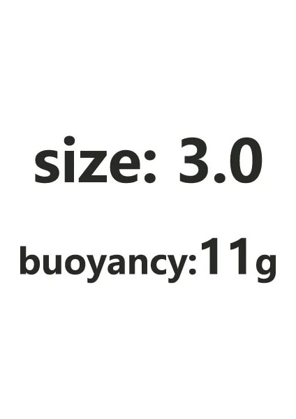 3.0-Yüzer 11G Stili 1 Adet LED Işıklı Gece Elektronik Işık Yüzdürme Abs Plastik Boya Apo Şamandıra Yüzen Kaya Balıkçılık Şamandıra Eva Köpük Bobber (Yurt Dışından)