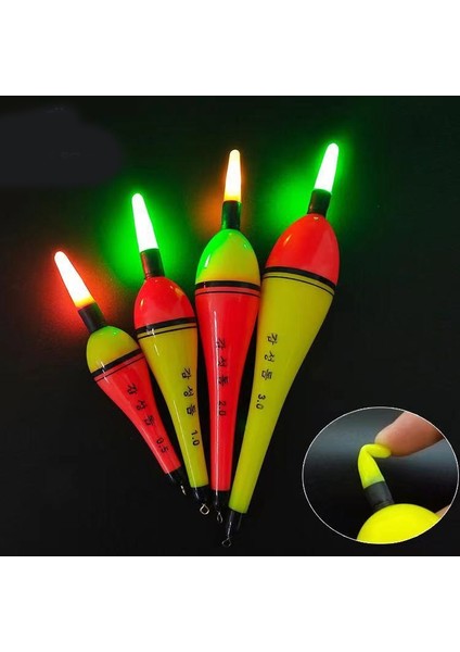 3.0-Yüzer 11G Stili 1 Adet LED Işıklı Gece Elektronik Işık Yüzdürme Abs Plastik Boya Apo Şamandıra Yüzen Kaya Balıkçılık Şamandıra Eva Köpük Bobber (Yurt Dışından) fırsatları