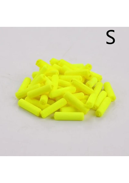 Bir Stil Ylinder Köpük Teçhizat Şamandıra Balıkçılık Şamandıra Ucu Görsel Fasulye Kırmızı Turuncu Sarı Yeşil Duraklar Terminal Aksesuarları (Yurt Dışından)