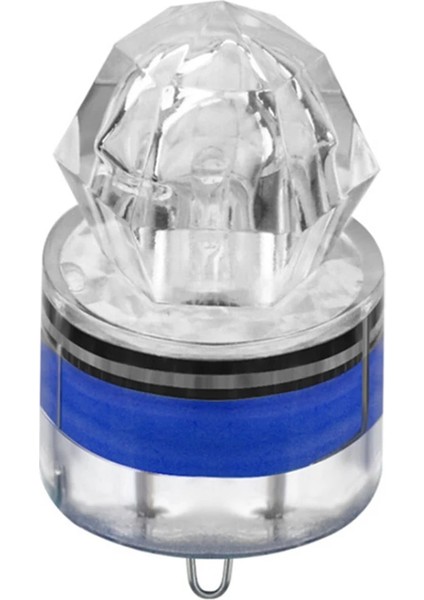 Mavi Stil Tuzak Bulma Flaş Lambası Gece Balık Tutma Cazibesi Yem Işıklarını Çeker 4cm 18G LED Balık Sıkıştırma Direnci Açık Havada Balık Tutma (Yurt Dışından)