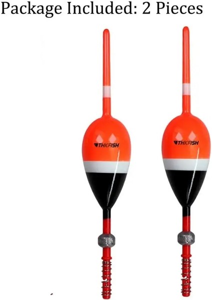 2 Adet Tarzı 2 Parça Bahar Balıkçılık Şamandıra Bobbers 15 cm "kurşun Panfish Crappie Balıkçılık Floaters ile Balsa Ahşap Kayma Şamandıra (Yurt Dışından)
