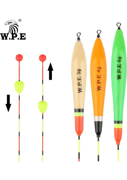 YP11-002 Stili W.p.e Lot Balıkçılık Şamandırası Boyutu Yüzen Top Kayar Şamandıra Barguzinsky Köknar Şamandıra Şamandıra Bobber Olta Takımı Pesca (Yurt Dışından) fırsatları