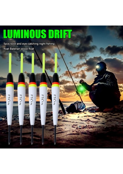 4g Tarzı 5 Adet Aydınlık Bobber Balsa Ahşap Sazan Balıkçılık Şamandıra Işık Çubuğu Şamandıra Takımı 15.5cmcmcmcm 2g 3g 4g 5g Balıkçılık Araçları (Yurt Dışından) fırsatları