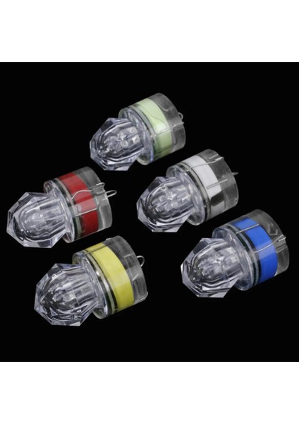 Kırmızı Stil Tuzak Bulma Flaş Lambası Gece Balık Tutma Cazibesi Yem Işıklarını Çeker 4cm 18G LED Balık Sıkıştırma Direnci Açık Havada Balık Tutma (Yurt Dışından)
