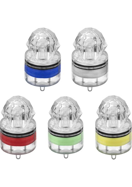 Kırmızı Stil Tuzak Bulma Flaş Lambası Gece Balık Tutma Cazibesi Yem Işıklarını Çeker 4cm 18G LED Balık Sıkıştırma Direnci Açık Havada Balık Tutma (Yurt Dışından)
