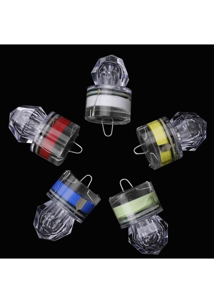 Kırmızı Stil Tuzak Bulma Flaş Lambası Gece Balık Tutma Cazibesi Yem Işıklarını Çeker 4cm 18G LED Balık Sıkıştırma Direnci Açık Havada Balık Tutma (Yurt Dışından)