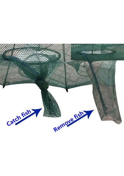 Yeşil 8 Tarzı %75 Sıcak! Otomatik Katlanabilir Balık Ağı Minnow Karides Kafesi Naylon Yengeç Balık Tuzağı Ağı (Yurt Dışından) fırsatları