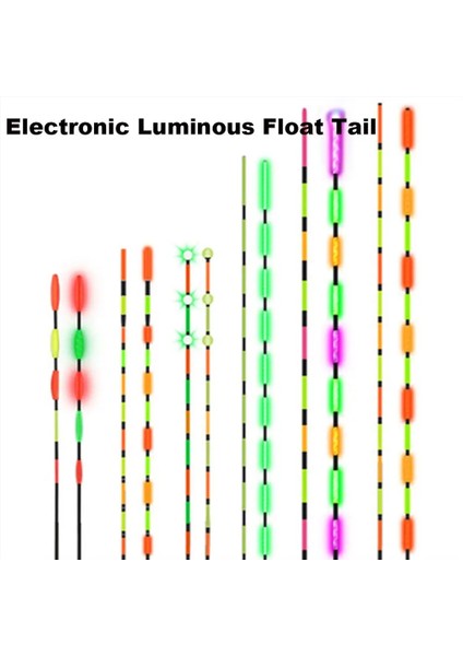 No.3 Tarzı 1 Adet Aydınlık Elektronik Şamandıra Kuyruk Balıkçılık Aksesuarları Gündüz ve Gece LED Akıllı Şamandıra Üst Ultra Hassas Balık Tutma Şamandırası 15 Stil (Yurt Dışından)