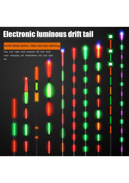 6 Numara Stili Akıllı Aydınlık Şamandıra Kuyruk Gündüz Gece Sensörü Renk Değişimi Elektrikli Balıkçılık Şamandıra Kuyruk Olta Takımı Aksesuarları (Yurt Dışından) indirimleri