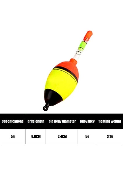 5g Tarzı Eva Balıkçılık Gece Balıkçılık Şamandıra Deniz Balıkçılığı Için Büyük Göbek Şamandıra Sazan Balık Takımı Yüksek Esneklik Açık Balıkçılık Aksesuarları (Yurt Dışından)