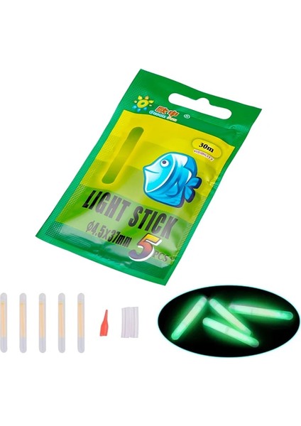 37MM 10 Adet Stil Balıkçılık Şamandırası Işık Çubuğu Floresan Işık Çubuğu Gece Şamandırası Çubuk Işık Koyu Kızdırma Çubuğu Olta Takımı Alet Aksesuarları (Yurt Dışından)