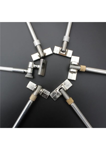 C-Alüminyum Daha Kalın Stil 4 Modeller Konumlandırılabilir Çatal Balık Ağı Aksesuar Kerevit Tuzağı Tamir Takımı Olta Takımı Aksesuar B411 (Yurt Dışından) modelleri