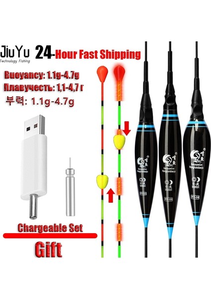 FZRY10STIL Ayarla Balıkçılık Çarpışma Şamandıra + Crarger Seti Boncuk LED Şamandıra Son Derece Hassas Hatırlatmak Şamandıra Parlayan Elektrikli Gece Aksesuarları (Yurt Dışından) fiyatları