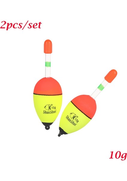 Tlg Shop 10G Tarzı 2 Adet Eva Aydınlık Balıkçılık Gece Şamandırası Işık Çubuğu Köpük Plastik Bobber Deniz Kaya Balıkçılığı Çarpıcı Şamandıralar G (Yurt Dışından)