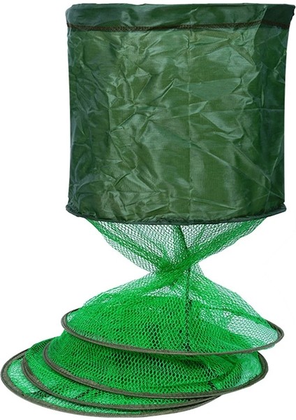 25X150CM Tarzı Balık Ağı Yengeç Kerevit Otomatik Balık Ağı Yengeç Balık Tutma Tuzağı Kerevit Kafesi Katlanabilir Ağ (Yurt Dışından)