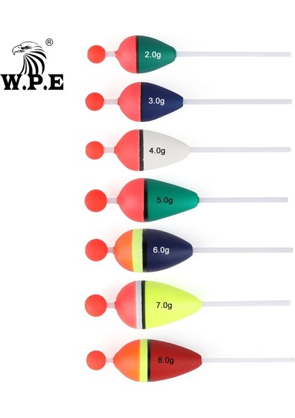 YP12-010 Stili W.p.e Lot Balıkçılık Şamandıra Boyutu Olta Takımı Şamandıra Bobber Yüzer Şamandıra Eva Köpük Dikey Sazan Balıkçılık Aksesuarları (Yurt Dışından) fırsatları