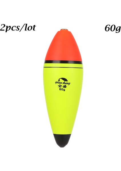Stil A- 60G Stili 2 Adet Longoval Şekil Şamandıra Eva Köpük Bobber Plastik Top Boia Yüzdürme Deniz Şamandıra Açık Olta Takımı 8gggggg (Yurt Dışından)