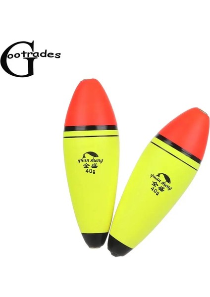 Stil A- 60G Stili 2 Adet Longoval Şekil Şamandıra Eva Köpük Bobber Plastik Top Boia Yüzdürme Deniz Şamandıra Açık Olta Takımı 8gggggg (Yurt Dışından)