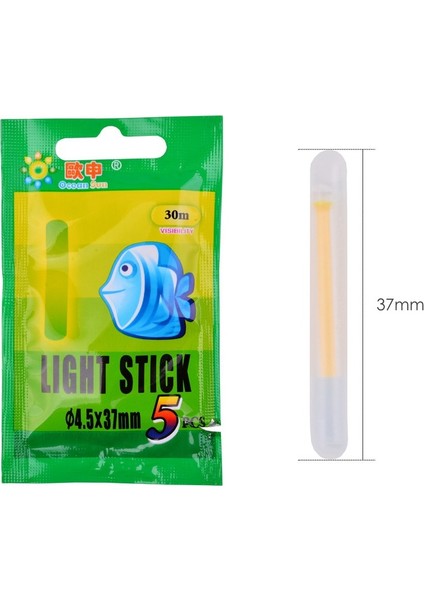 YGB-0002-30M-20PCS Tarzı .5**25MM Balık Tutma Şamandırası Işık Çubuğu Floresan Koyu Kızdırma Çubuğu Gece Şamandırası Çubuk Işıkları Faydalı Balık Tutmaparti (Yurt Dışından)