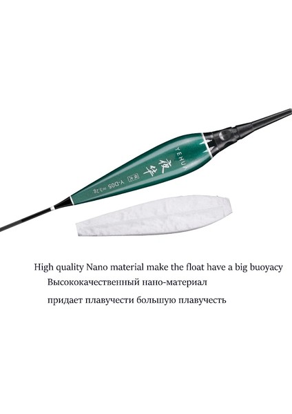 Y-D01 Stili 1 Adet Elektrikli Balıkçılık Şamandıralar + 1 Adet Şamandıra Tüpü + 1 Çanta Hediye Kancaları Aydınlık Göl Nehir Bobber Pil Olmadan Kompozit Nano Şamandıra (Yurt Dışından) fırsatları