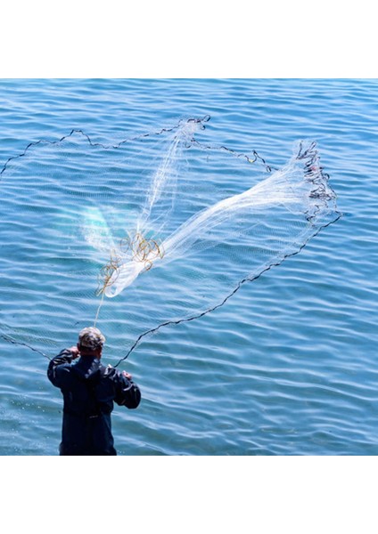 15M Uzunluğunda 0.7m Yüksekliğinde Stil Naylon Balık Ağı Balık Örgü Tuzak Üç Katmanlı Monofilament Solungaç Ağı Netleştirme Açık Olta Takımı Araçları (Yurt Dışından)