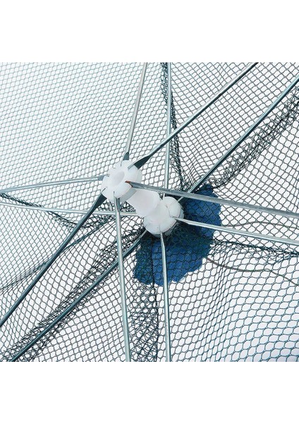 4 Delik Stili Güçlendirilmiş Otomatik Balık Ağı Karides Kafesi Naylon Katlanabilir Şemsiye Şekli Yengeç Balık Tuzağı Döküm Net Döküm Katlanır Net (Yurt Dışından) modelleri