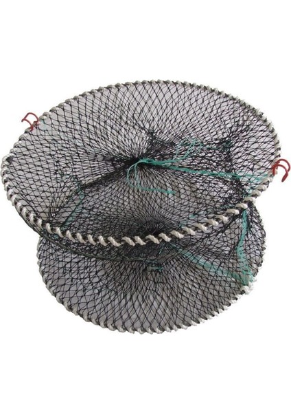 2 Saat Stili Balık Avı Netta Balık Yengeç Tuzağı Ağ Kafesleri Karides Naylon Ağ Otomatik Balıkçılık Kafesi Katlanabilir Tuzak Cast Net Katlanır (Yurt Dışından)