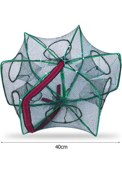 No.1 Tarzı Otomatik Balık Ağı Naylon Katlanır Karides Kafesi Kerevit Yengeç Balık Tuzağı Catcher Katlanabilir Balıkçılık Ağı (Yurt Dışından) fiyatları