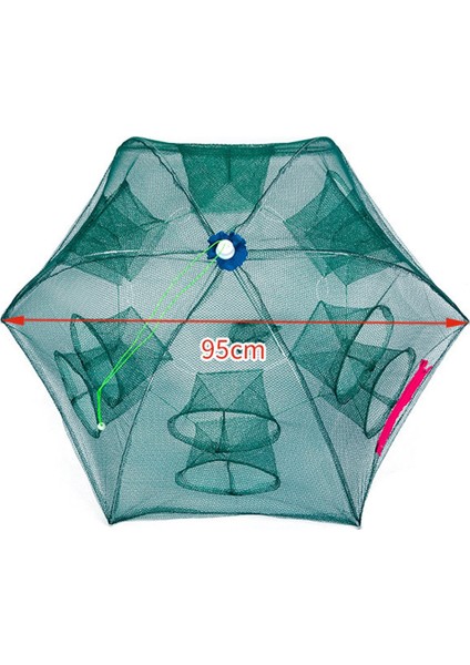 12 Delik Stili Güçlendirilmiş Otomatik Balık Ağı Karides Kafesi Naylon Katlanabilir Balık Tuzağı Döküm Ağları Döküm Katlanır Balıkçılık Ağı Outdoo (Yurt Dışından) fiyatları