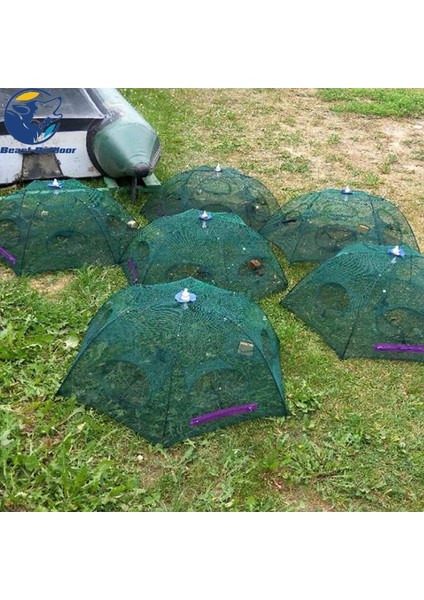 10 Adet Tarzı Katlanmış Taşınabilir 20 Delik Balık Ağı Ağ Döküm Kerevit Yakalayıcı Karides Minnow Yengeç Yemler Tuzak Kafesleri Mesh Balık Ağı (Yurt Dışından) fırsatları