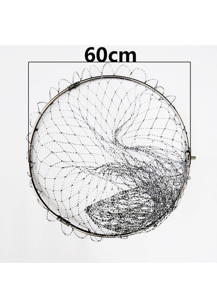 60CM Tarzı Örgü 40CM50CM 60CM Pe Naylon Balık Ağları Olta Takımı Katlanabilir Eşkenar Dörtgen Örgü Delik Derinliği Katlanır Dip Net Hepsi Balıkçılık Ürünleri Için (Yurt Dışından) fiyatları