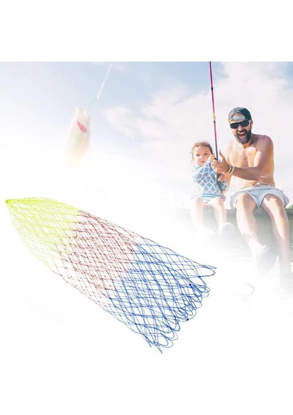 40CM Tarzı cm Naylon Balık Ağları Renkli Katlanabilir Balıkçılık Araçları Eşkenar Dörtgen Örgü Delik Derin Kat Naylon Iniş Dip Net Balıkçılık Aksesuarları (Yurt Dışından)