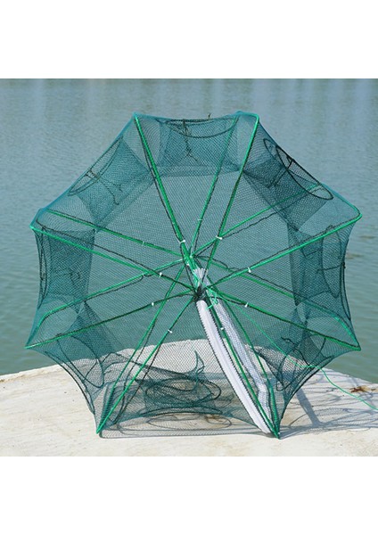 No.3 Tarzı Otomatik Balık Ağı Naylon Katlanır Karides Kafesi Kerevit Yengeç Balık Tuzağı Catcher Katlanabilir Balıkçılık Ağı (Yurt Dışından)