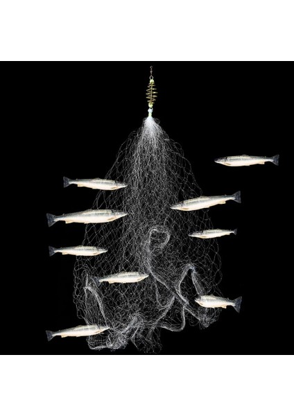 E 13 Tarzı Dayanıklı Balık Ağı Balıkçılık Kafesi Fishnet Tasarım Bakır Yaylı Shoal Net Netleştirme Balık Takımı Balıkçılık Malzemeleri # W5 (Yurt Dışından)