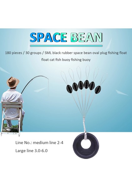 Büyük Bir Stil Etlot Yüksek Övgü Siyah Kauçuk Uzay Fasulye Oval Stoper Balık Tutma Bobber Şamandıra Yayın Balığı Flotador Balık Tutma Şamandırası (Yurt Dışından) fiyatları
