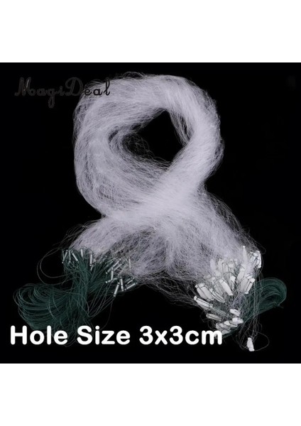 Delik Boyutu 3X3CM Stili 25 x Yakalama Balıkçılık Solungaç Ağı Döküm El Atma Sinek Balıkçılık Ağı Küçük Örgü Solungaç Ağı Örgü Deliği 2cmcmcm (Yurt Dışından)