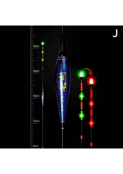 J Tarzı 1 Adet LED Akıllı Balıkçılık Şamandıra Dikey Şamandıra Deniz Balıkçılığı Yüzer Mikrogravite Indüksiyon Elektronik Sürüklenme Bite Kanca Renk Değişikliği (Yurt Dışından)