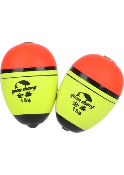 Stil A-15G Stili 2 Adet Longoval Şekil Şamandıra Eva Köpük Bobber Plastik Top Boia Yüzdürme Deniz Şamandıra Açık Olta Takımı 8gggggg (Yurt Dışından)