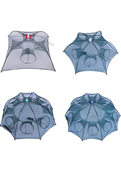 No.6 Tarzı Güçlendirilmiş Otomatik Balık Ağı Karides Kafesi Naylon Katlanabilir Yengeç Balık Tuzağı Döküm Net Döküm Katlanır Balık Tutma Netрыбалка (Yurt Dışından) fiyatları