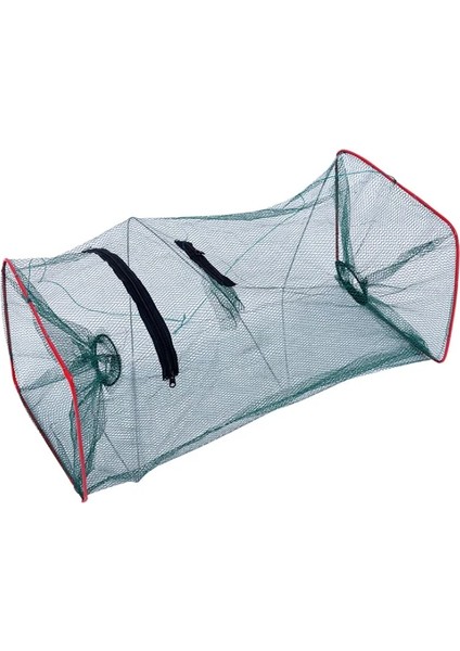 21X45CM Bir Stil Balık Ağı Katlanabilir Taşınabilir Dip Net Balık Kafesi Naylon Çelik Tel Balıkçılık Pot Karides El Tuzağı Balıkçılık Ağı Tuzak Kafesi (Yurt Dışından)