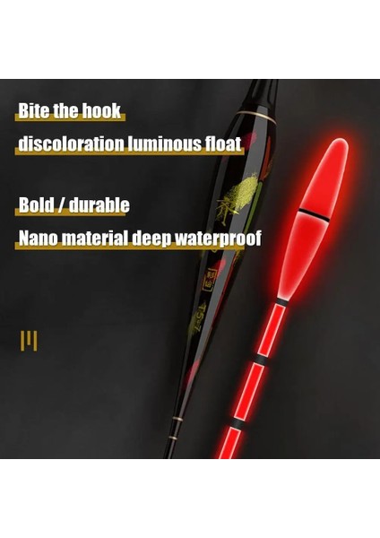 No.9 Tarzı Akıllı Balıkçılık Float Bite Alarm Pil Olmadan Balık Otomatik Gece Elektronik LED Işıklı Değişen Şamandıra Bobber Olta Takımı (Yurt Dışından) fırsatları